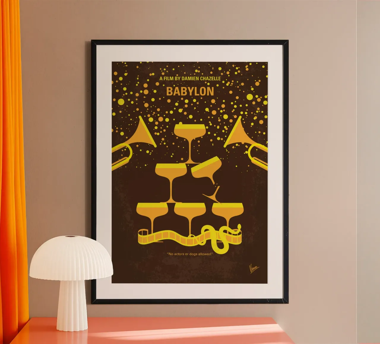 No1353 My Babylon minimal movie poster poster da Chungkong