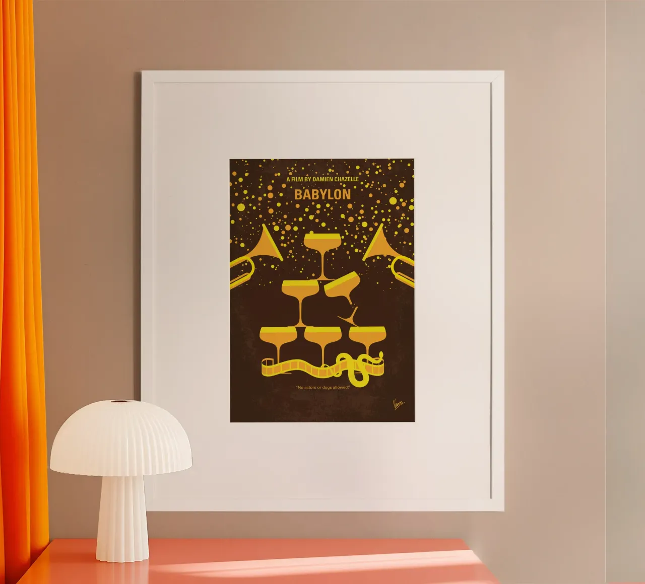 No1353 My Babylon minimal movie poster poster da Chungkong
