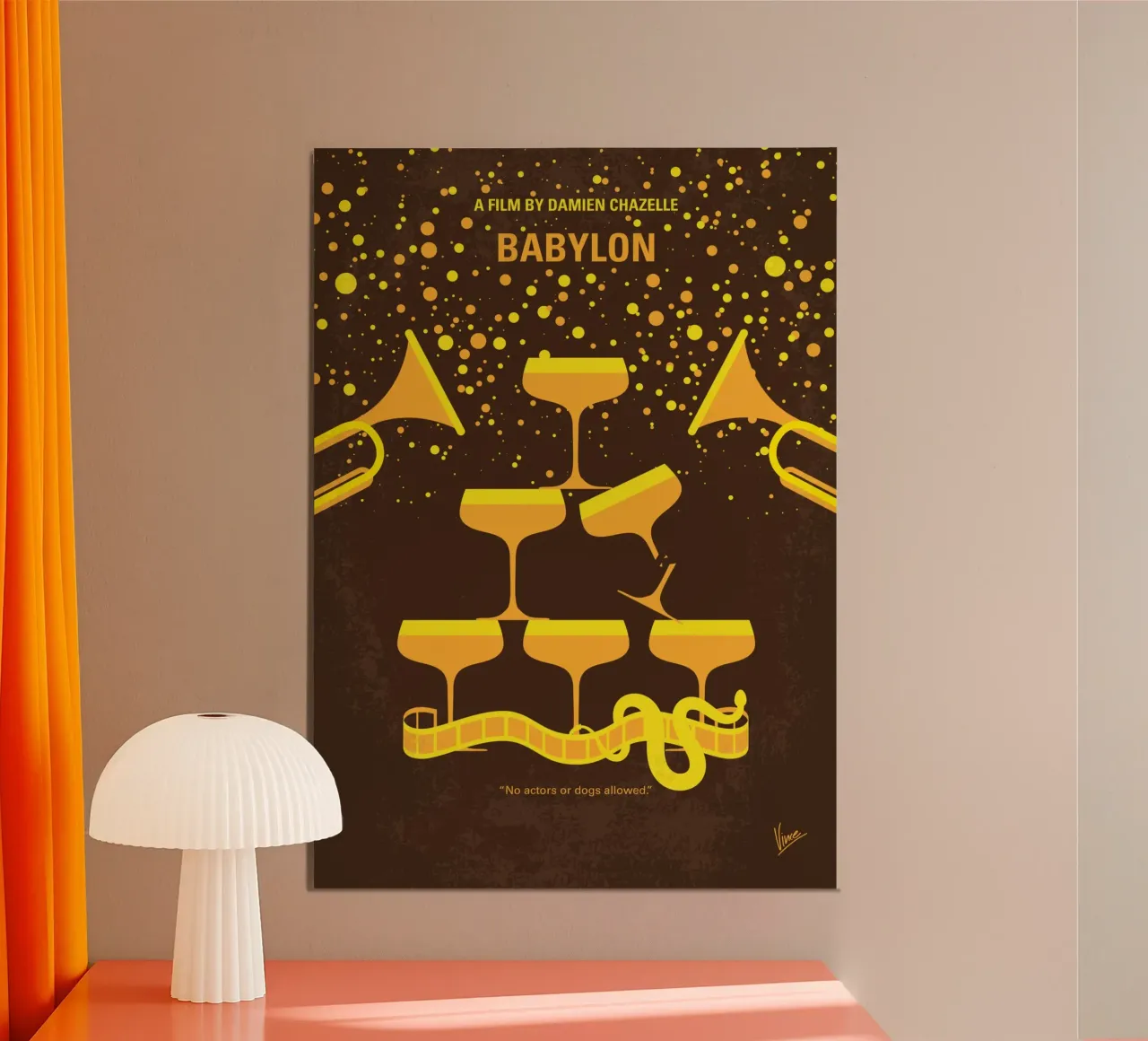 No1353 My Babylon minimal movie poster poster da Chungkong