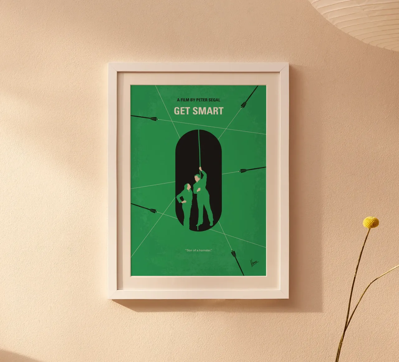 No1356 My Get Smarter minimal movie poster poster da Chungkong