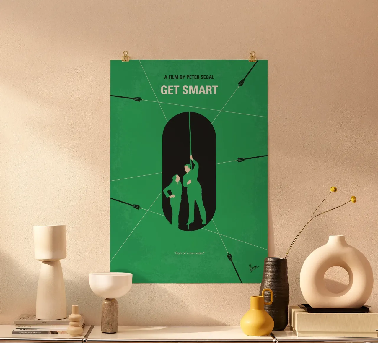 No1356 My Get Smarter minimal movie poster poster da Chungkong