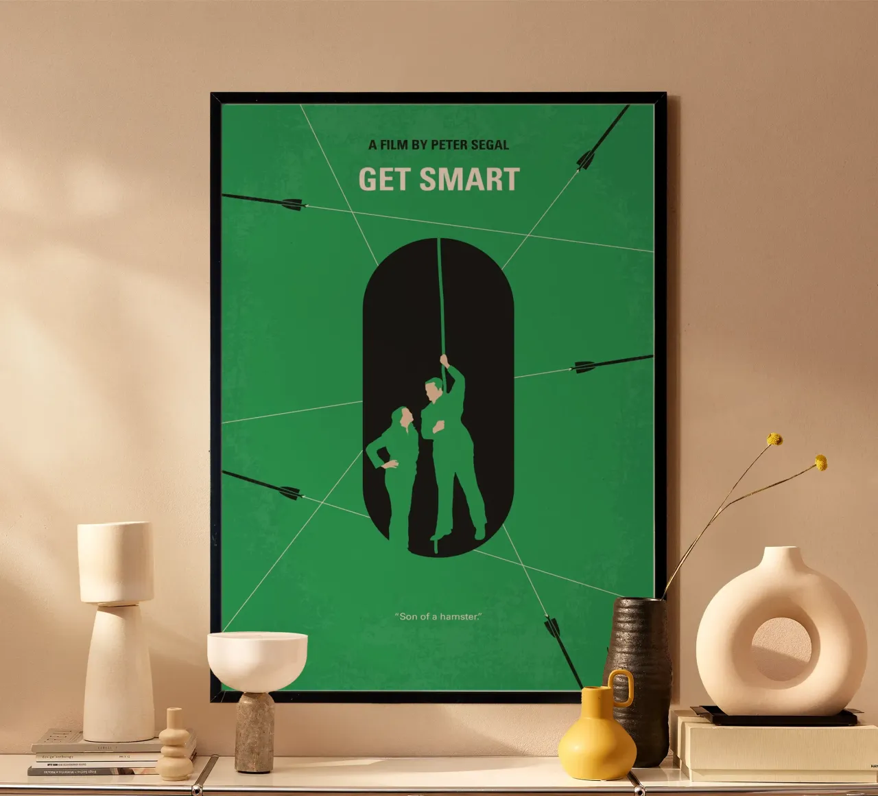 No1356 My Get Smarter minimal movie poster poster da Chungkong