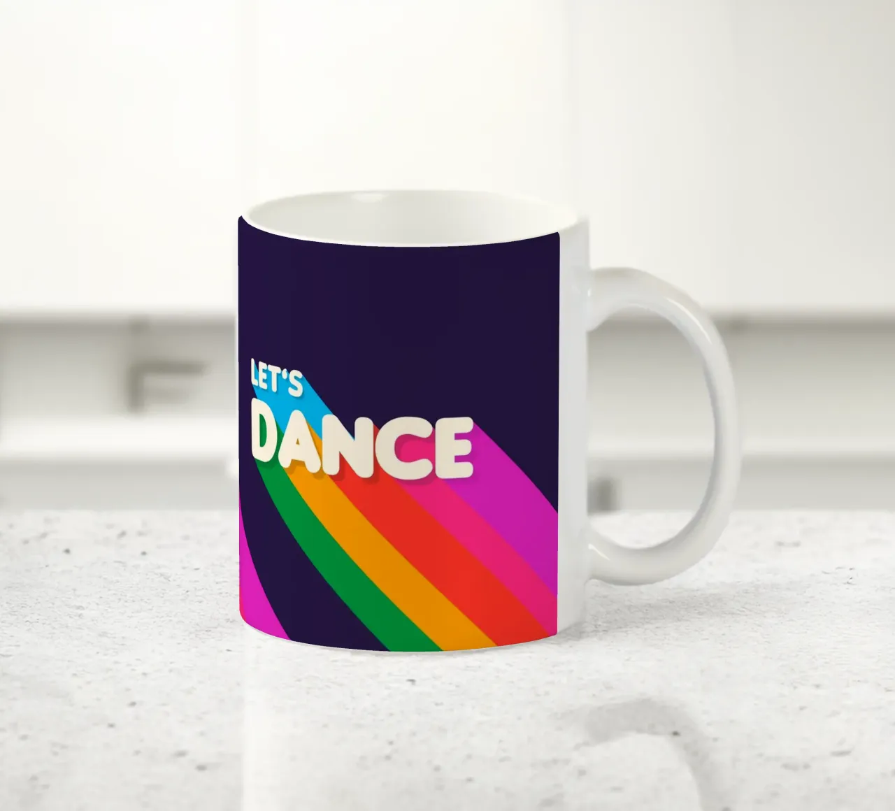 Retro Let's Dance Wall Art tazza in ceramica da showmemars