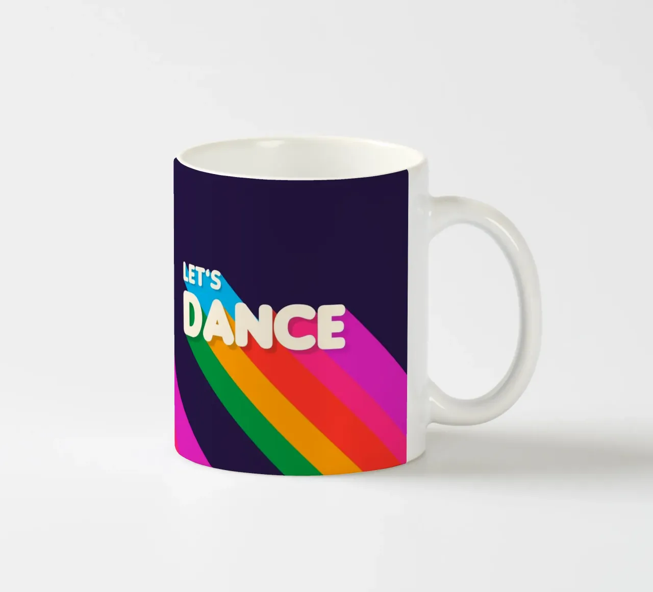 Retro Let's Dance Wall Art tazza in ceramica da showmemars