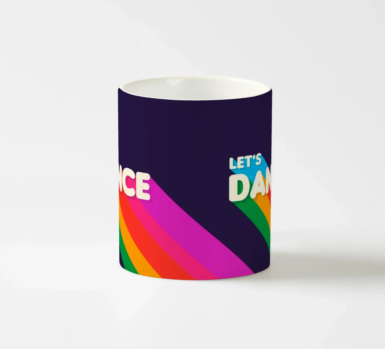Retro Let's Dance Wall Art tazza in ceramica da showmemars