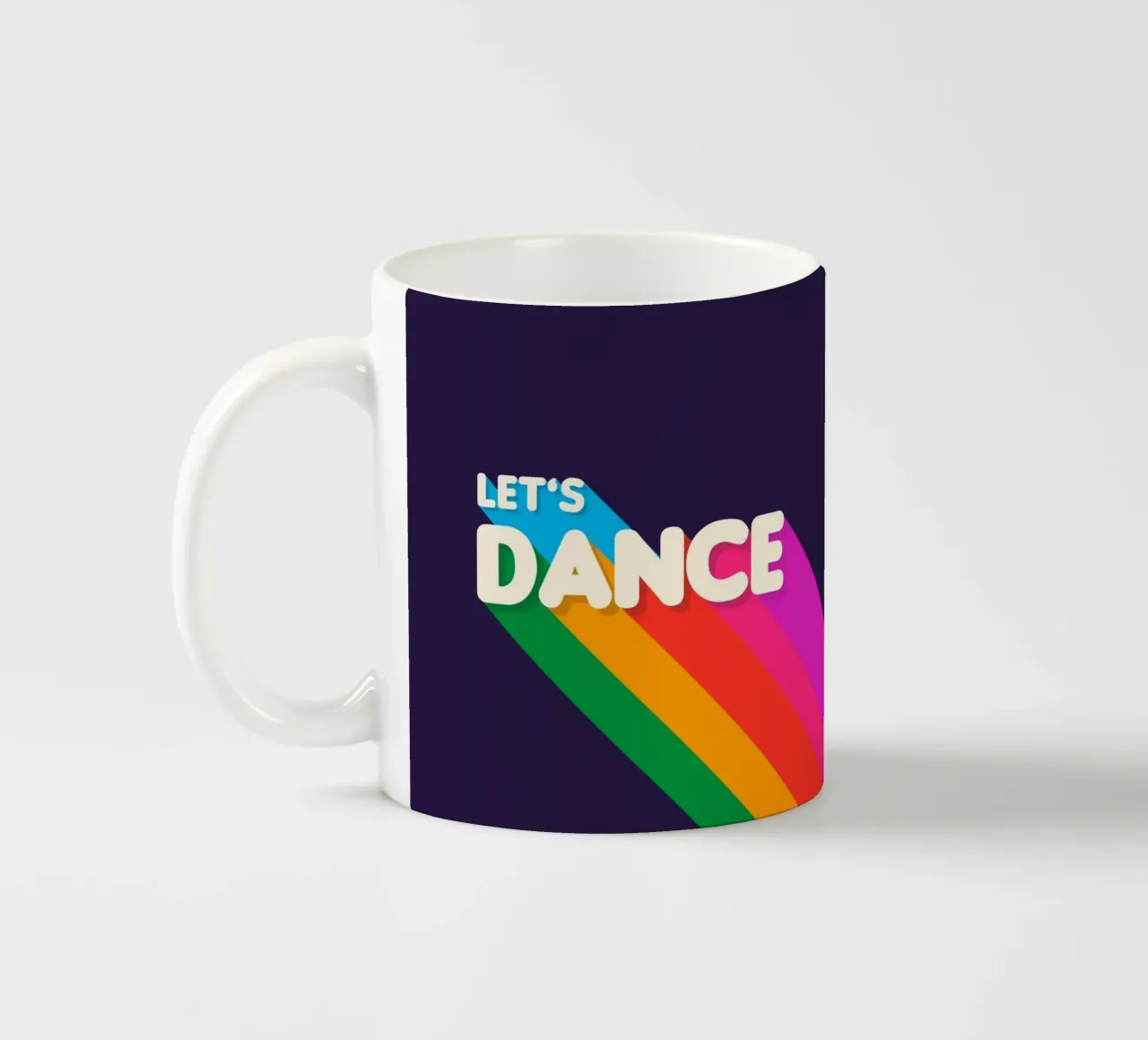 Retro Let's Dance Wall Art tazza in ceramica da showmemars
