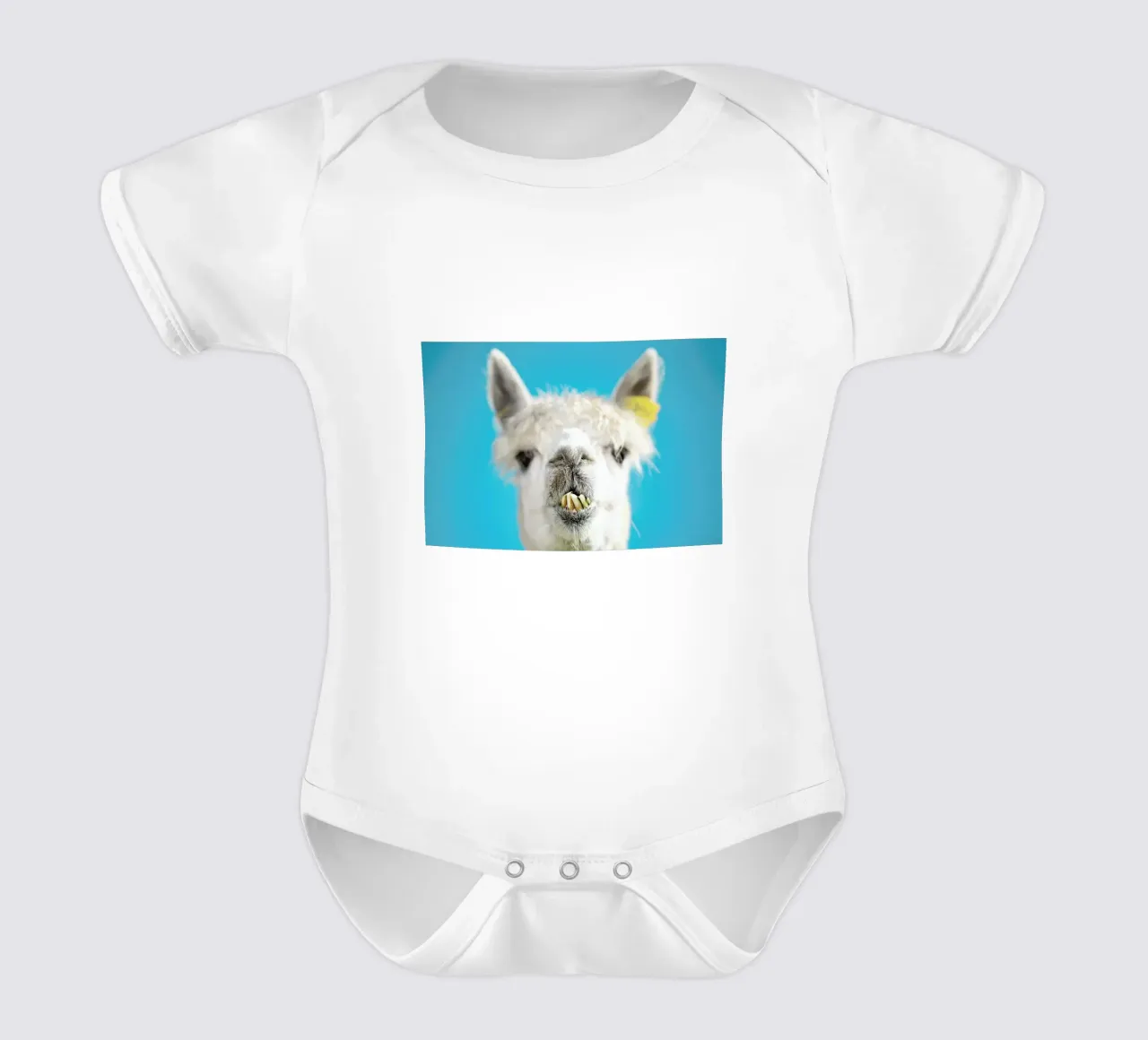 Larry body neonato maniche corte da Charlotte Curd