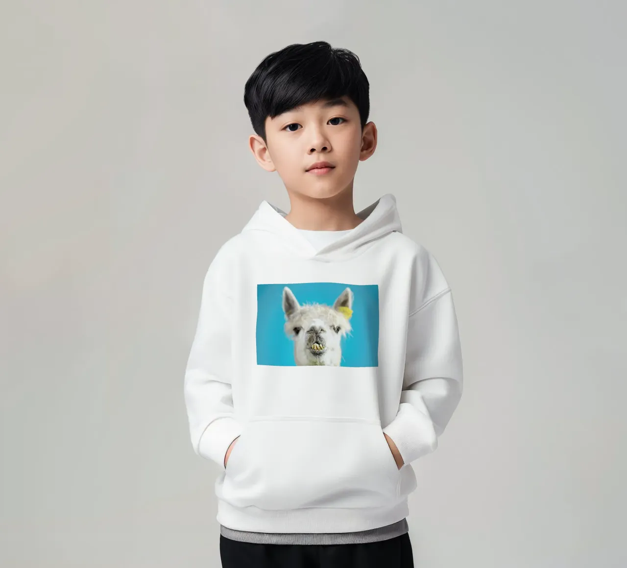 Larry kids hoodie by Charlotte Curd