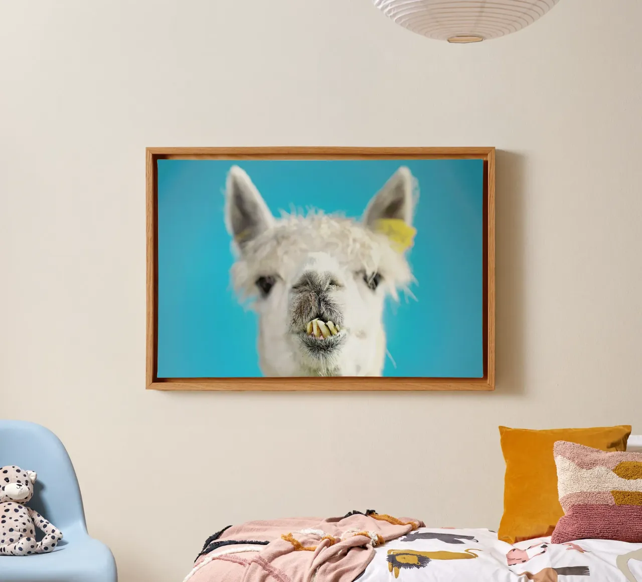 Larry canvas met Baklijst van Charlotte Curd