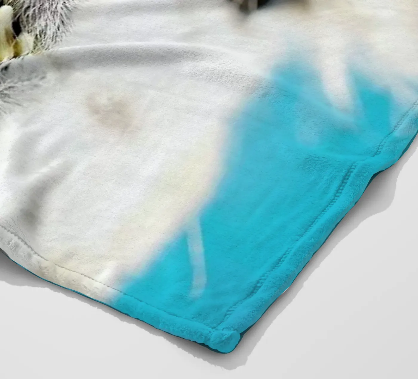 Larry fleecedeken van Charlotte Curd