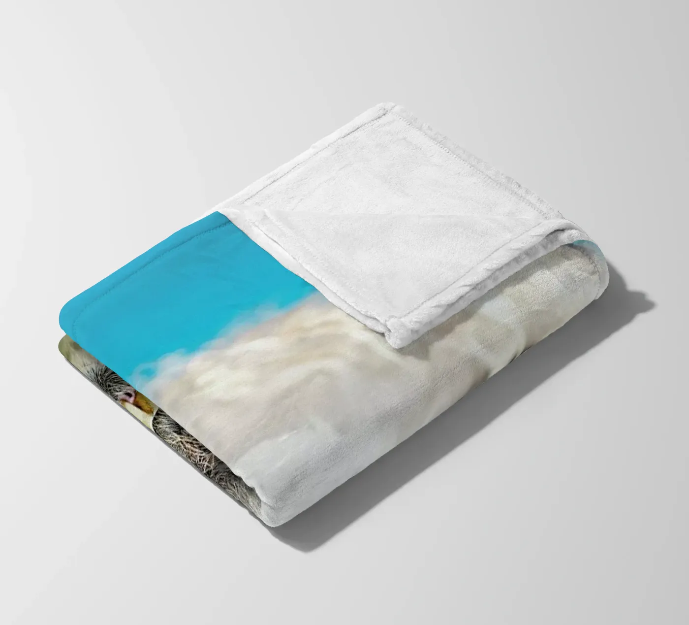 Larry fleecedeken van Charlotte Curd