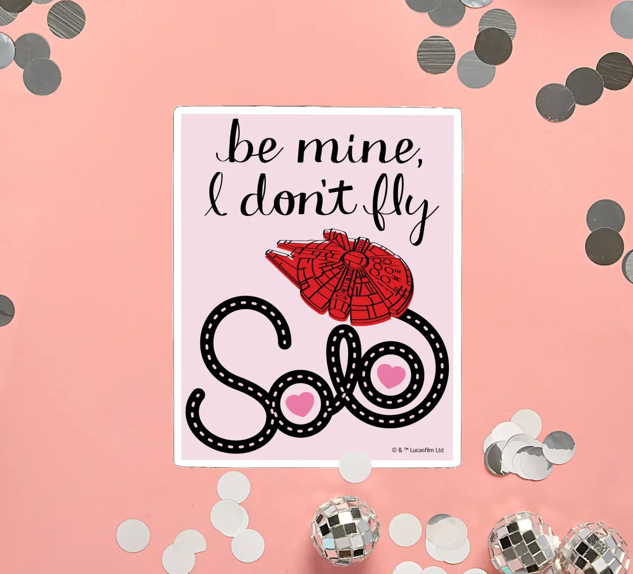 be mine Valentine Sticker von Star Wars - Sticker Shop