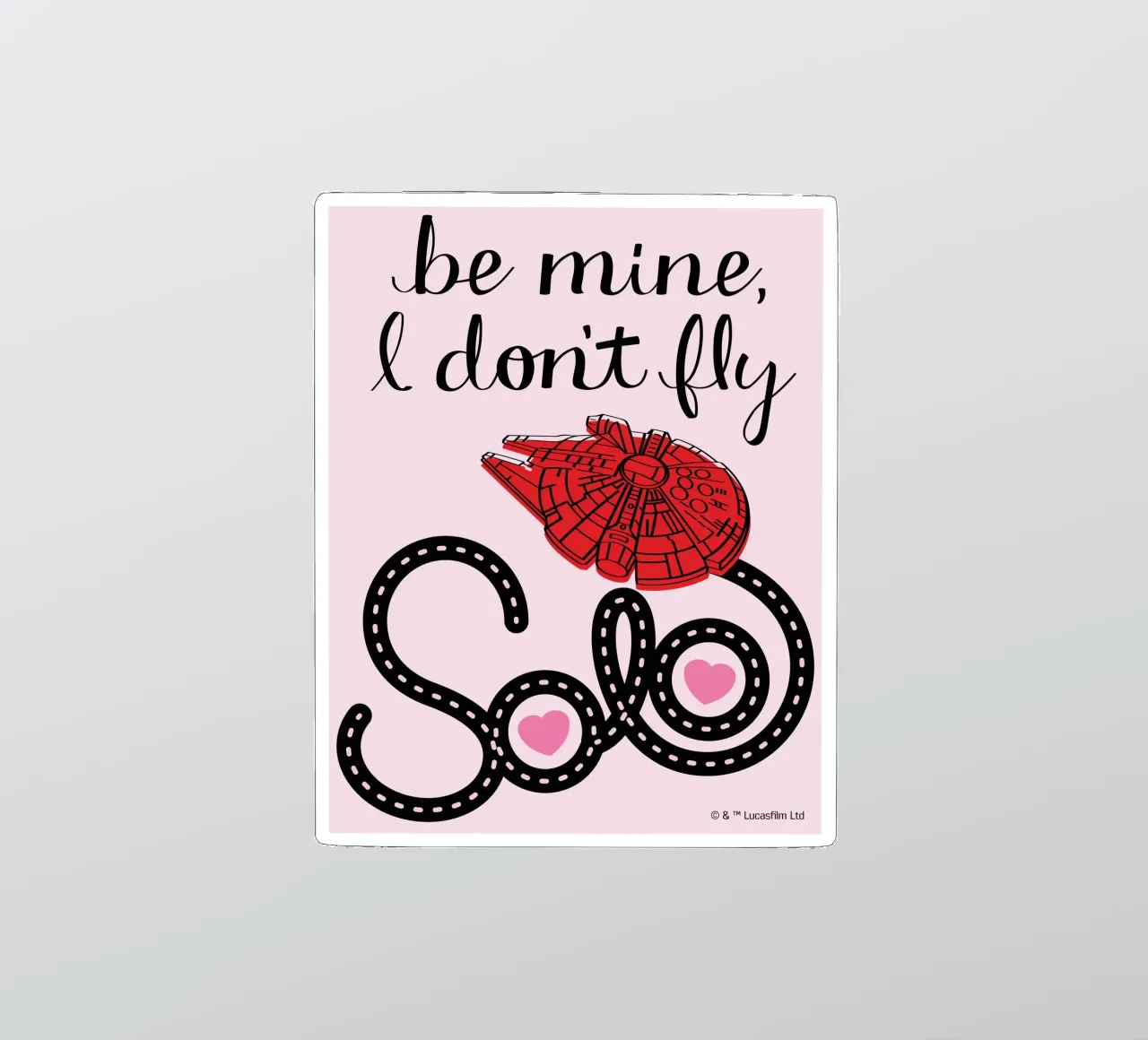 be mine Valentine Sticker von Star Wars - Sticker Shop