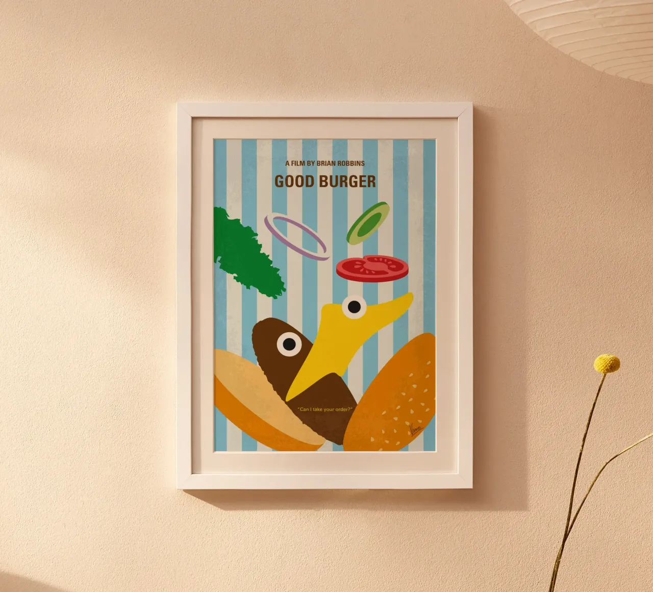 No1366 My Good Burger minimal movie poster poster da Chungkong