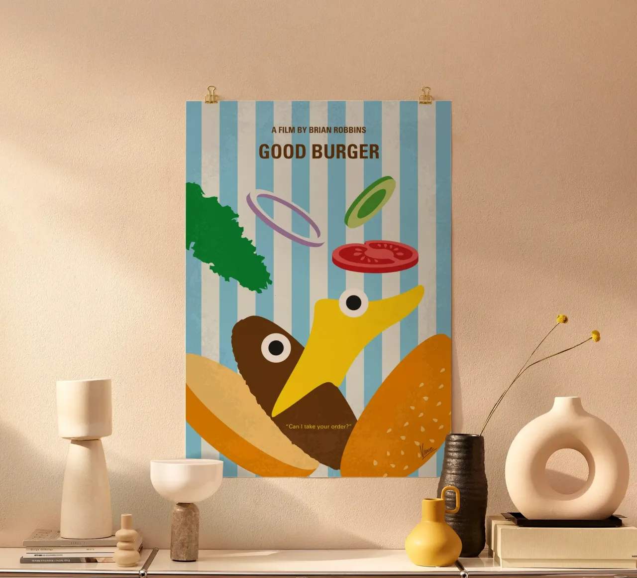 No1366 My Good Burger minimal movie poster poster da Chungkong