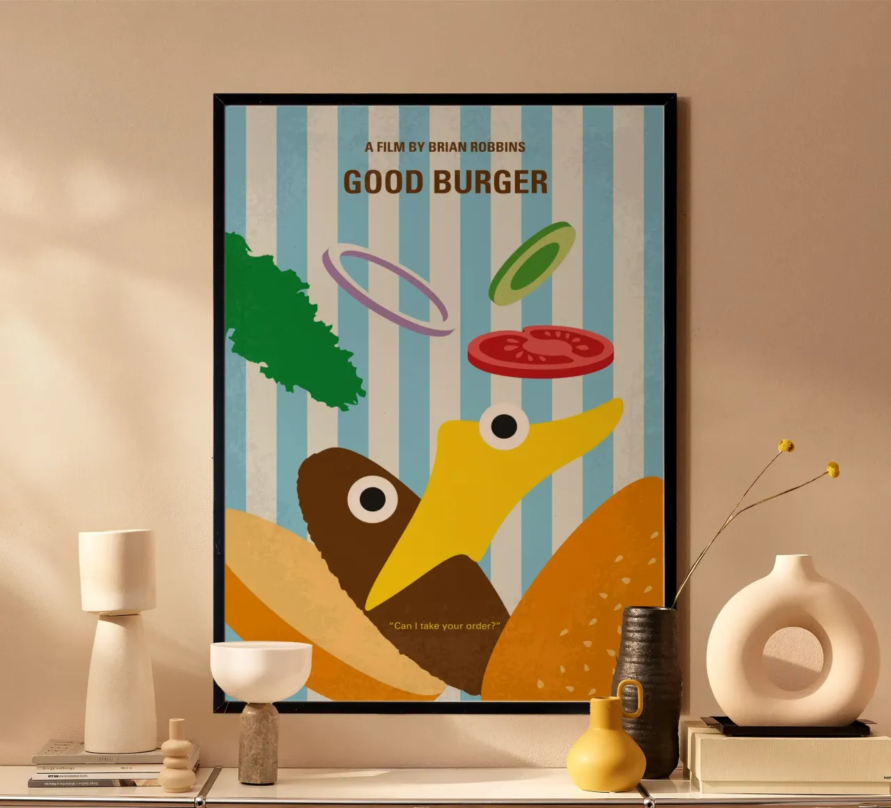 No1366 My Good Burger minimal movie poster poster da Chungkong