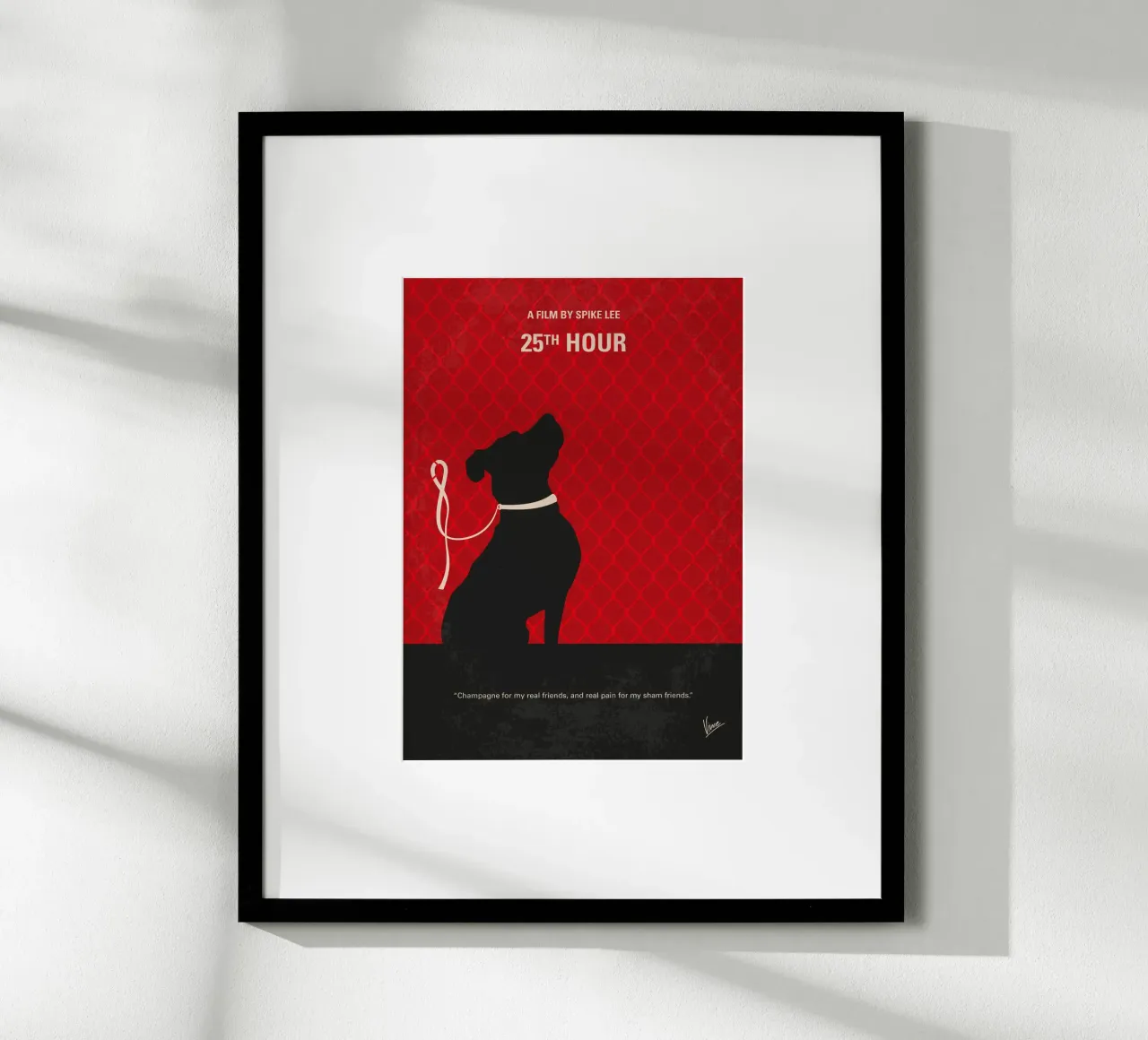No1368 My 25th Hour minimal movie poster poster da Chungkong