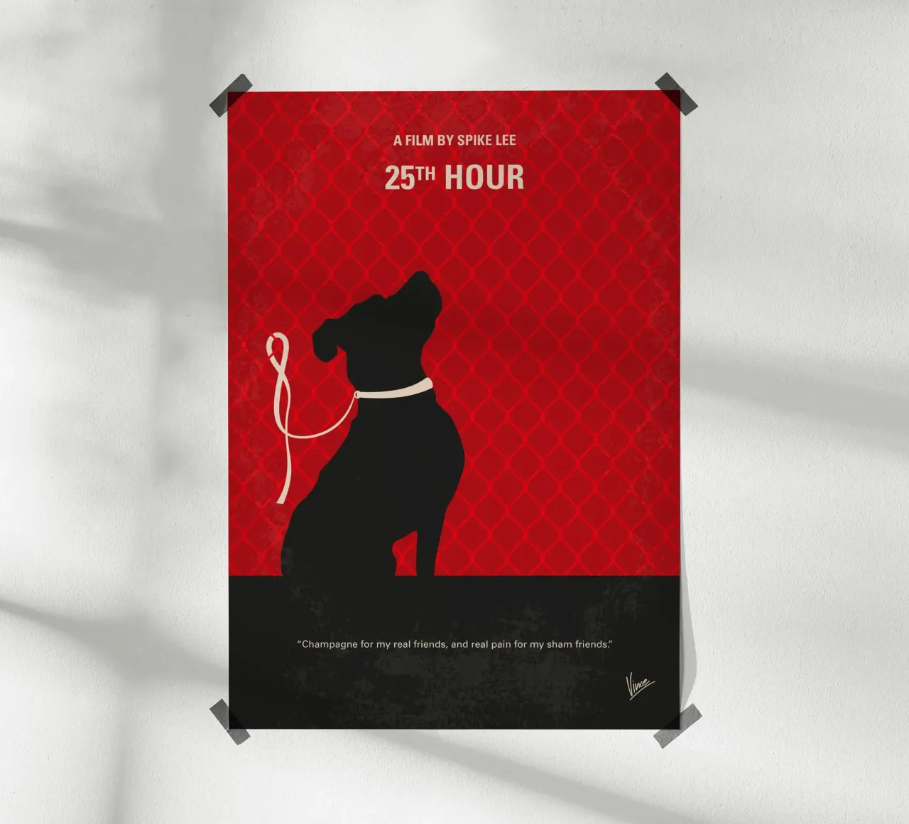 No1368 My 25th Hour minimal movie poster poster da Chungkong
