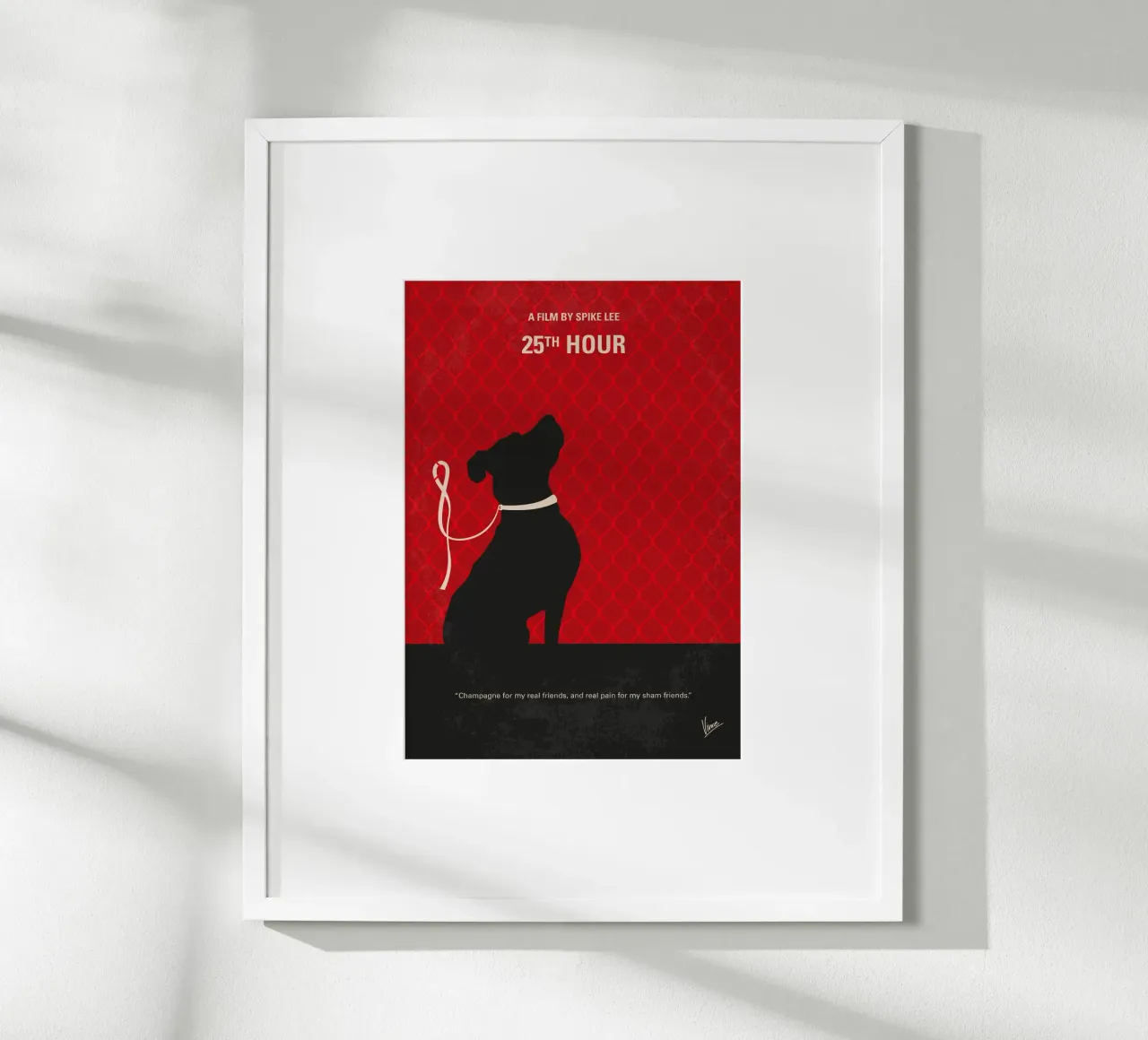 No1368 My 25th Hour minimal movie poster poster da Chungkong