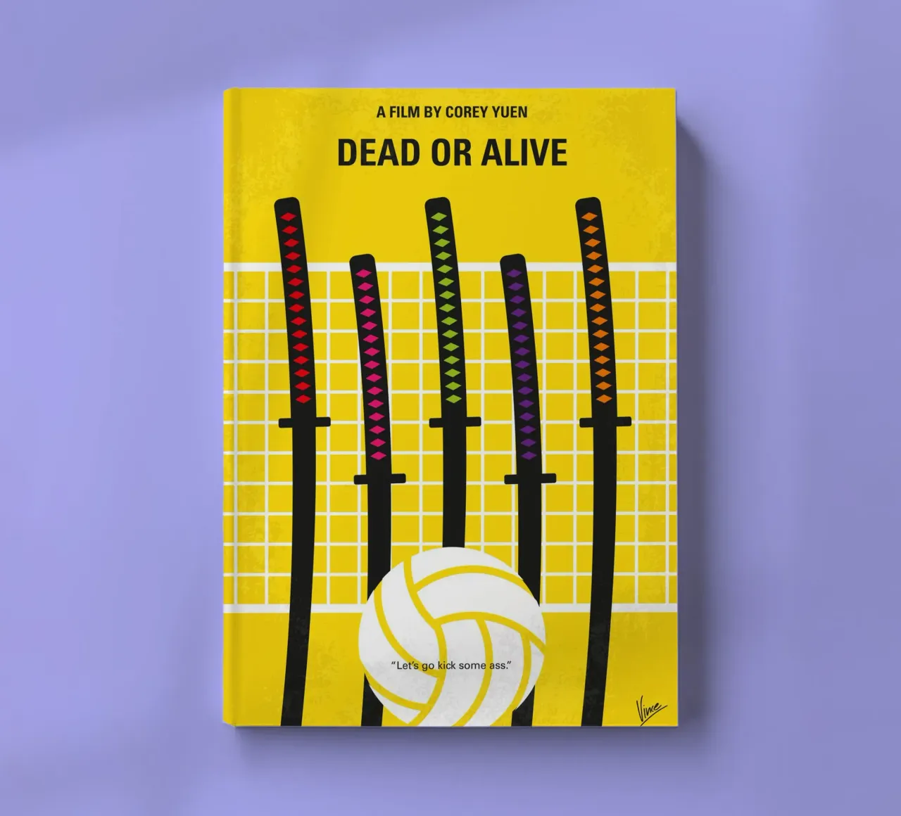 No1369 My DOA Dead or Alive minimal movie poster diario da Chungkong