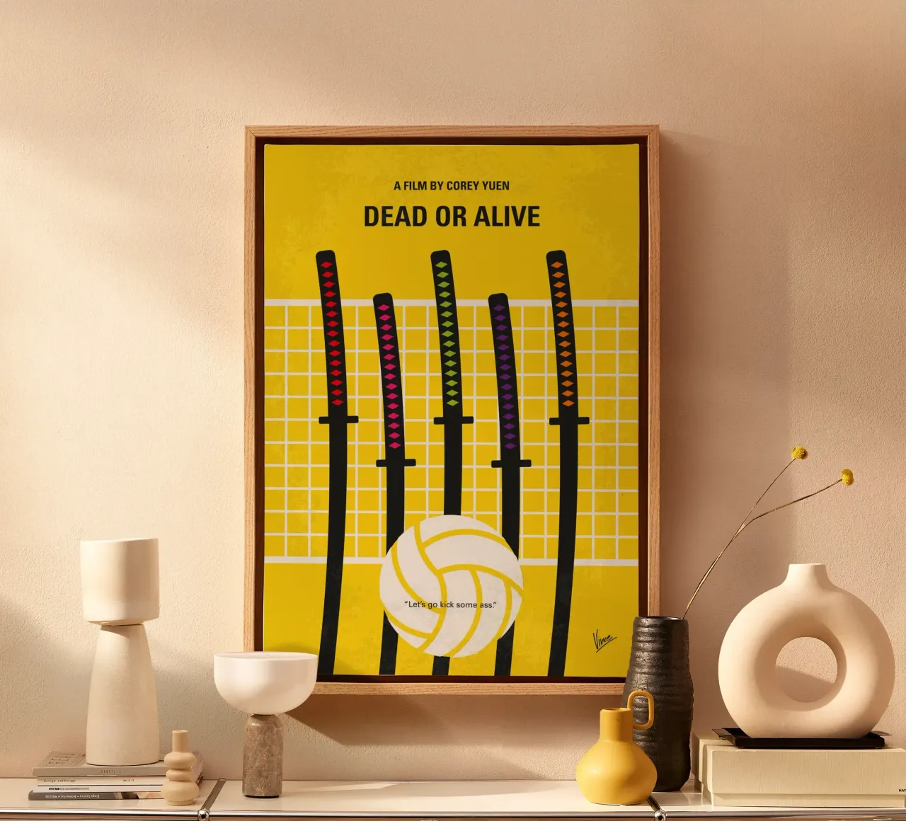 No1369 My DOA Dead or Alive minimal movie poster tela da Chungkong