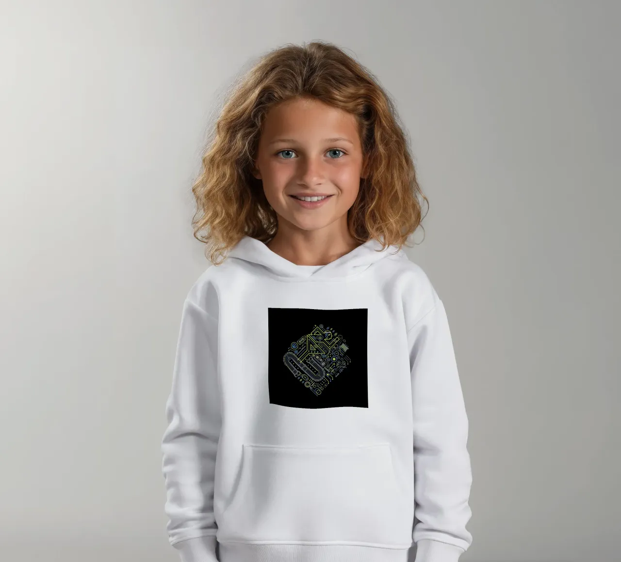 Athlete kids hoodie by Petros Afshar