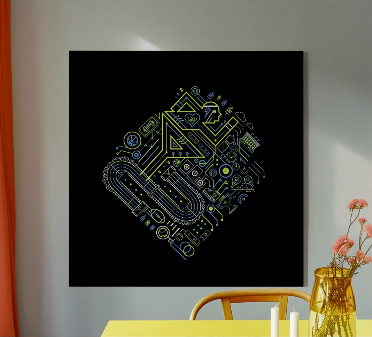 Athlete plexiglass da Petros Afshar