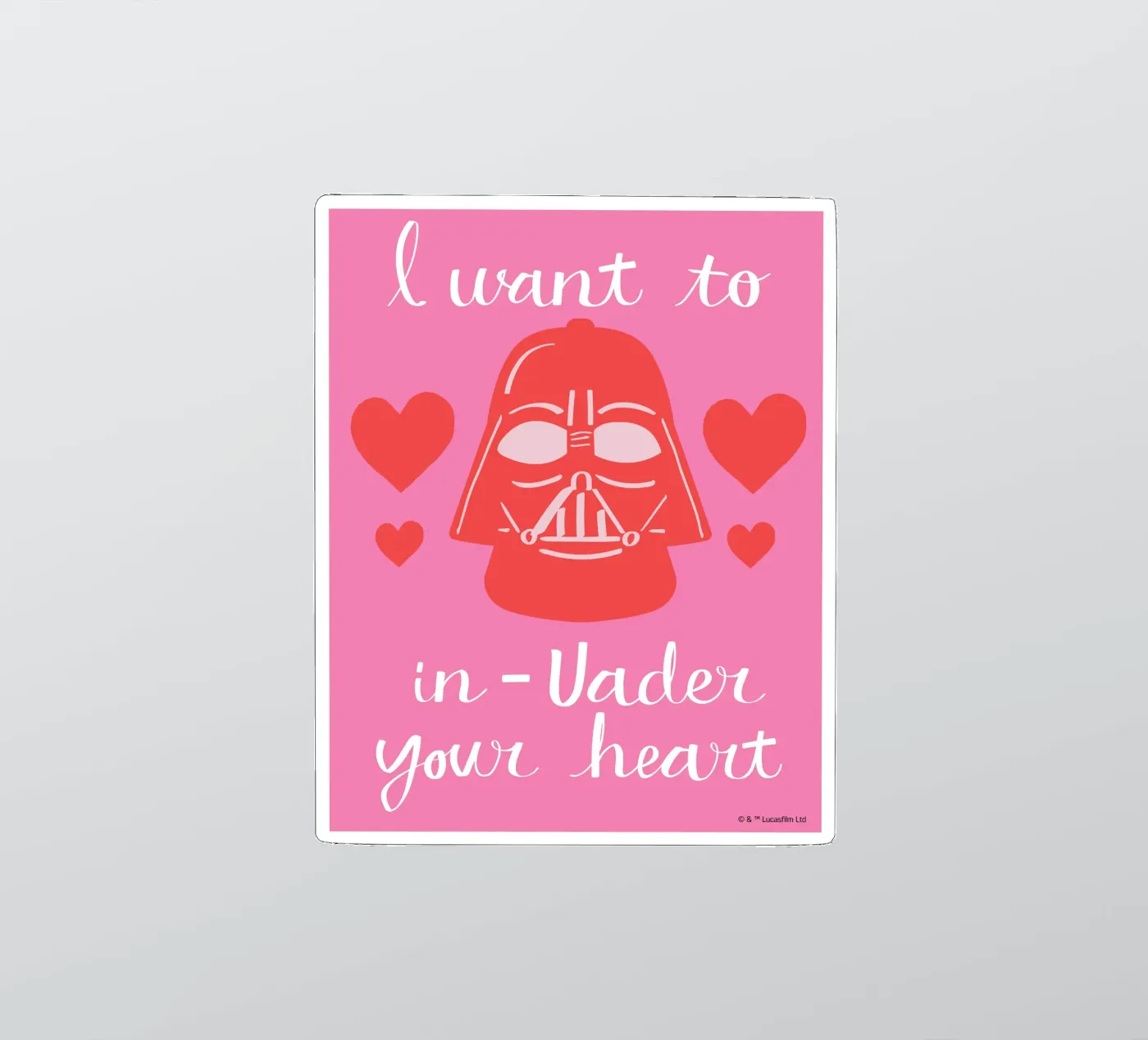 Darth Vader - verliebt Sticker von Star Wars - Sticker Shop