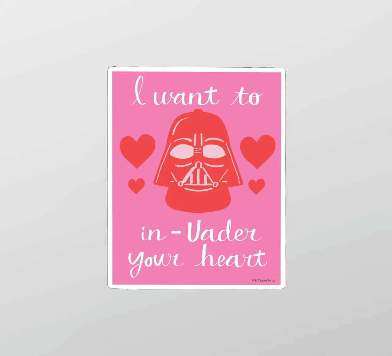 Darth Vader - verliebt Sticker von Star Wars - Sticker Shop