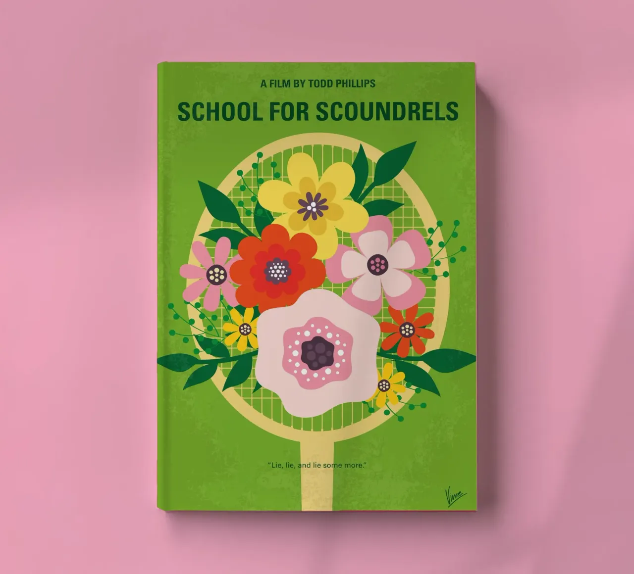 No1372 My School for Scoundrels minimal movie poster diario da Chungkong