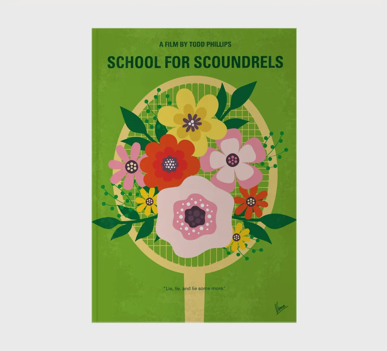 No1372 My School for Scoundrels minimal movie poster diario da Chungkong