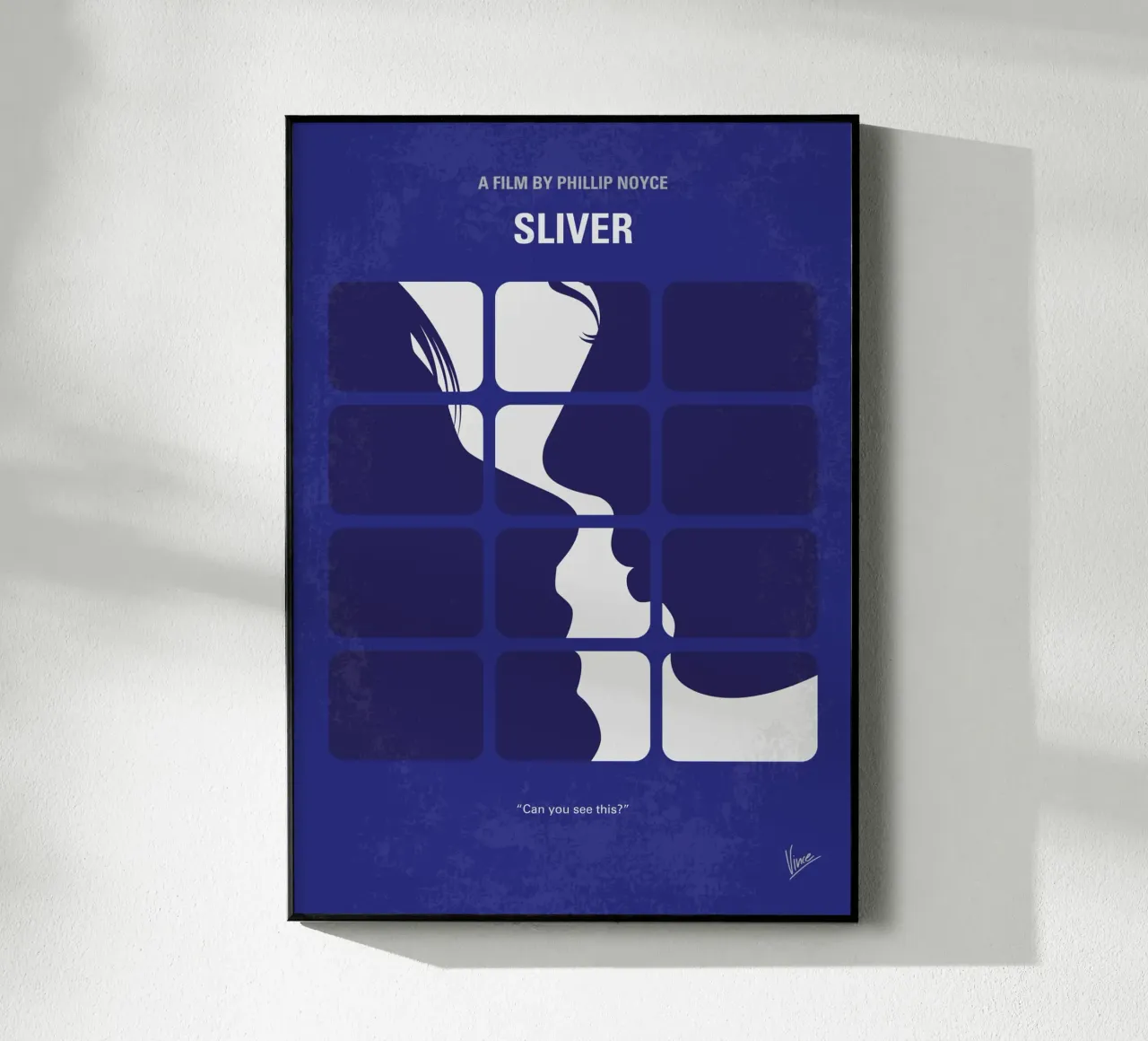 No1373 My Sliver minimal movie poster plexiglass da Chungkong