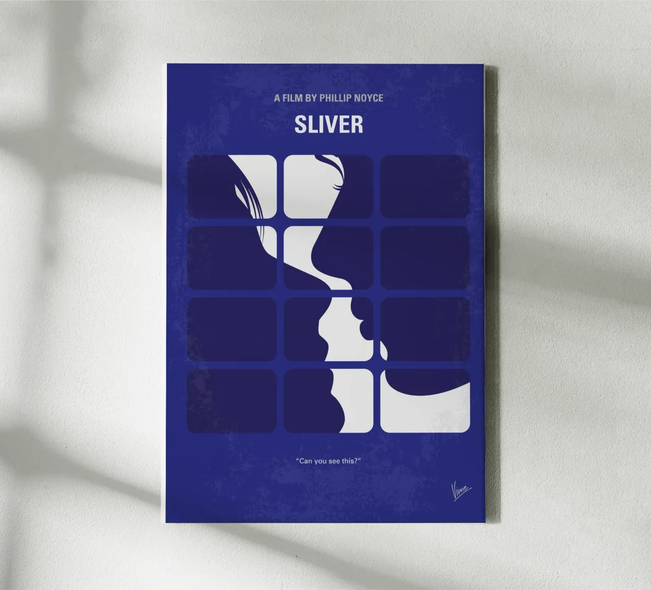 No1373 My Sliver minimal movie poster tela da Chungkong