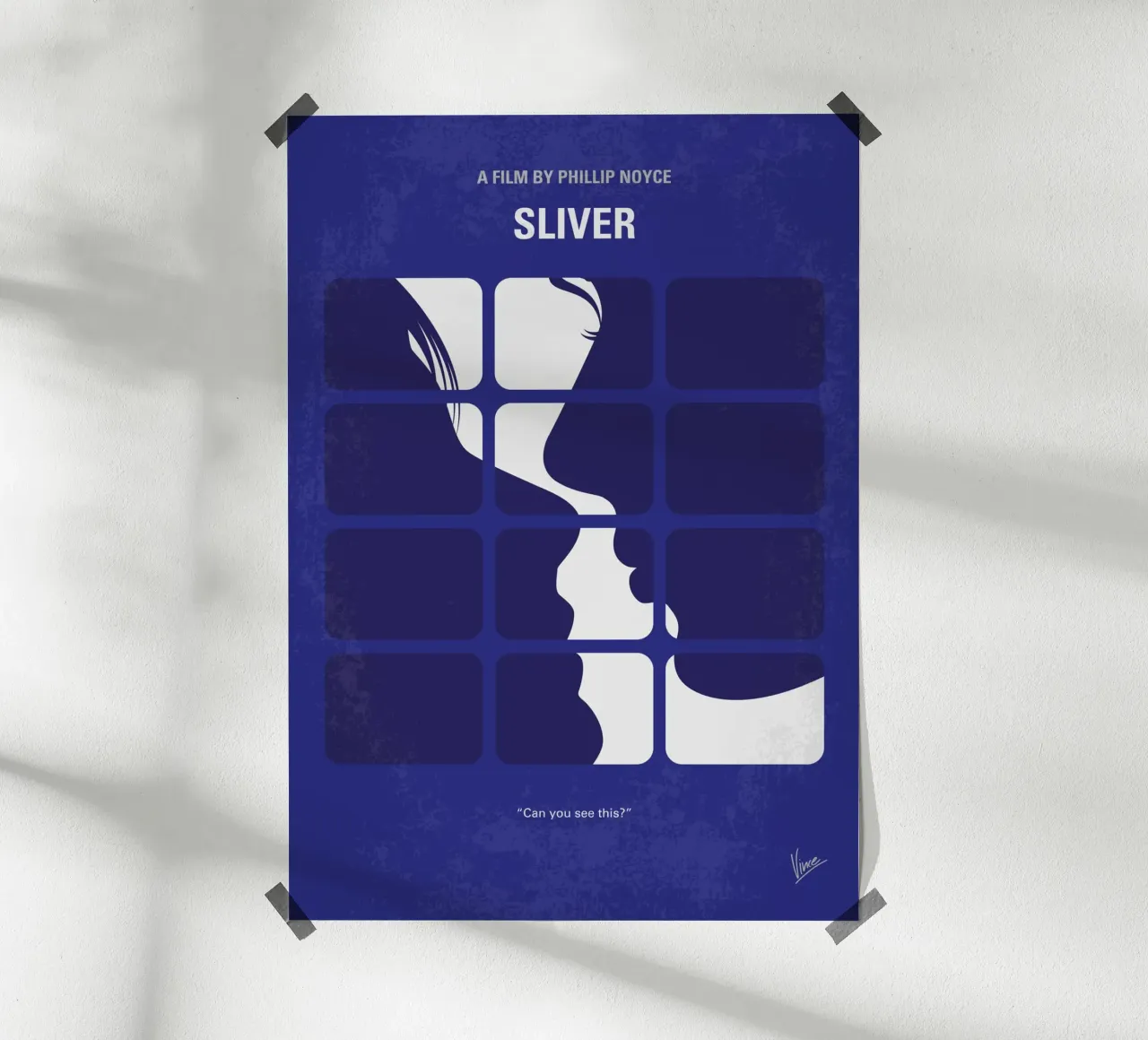No1373 My Sliver minimal movie poster poster da Chungkong