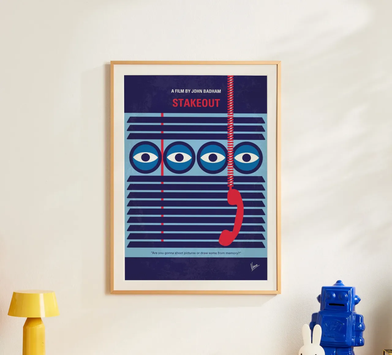 No1376 My Stakeout minimal movie poster poster da Chungkong