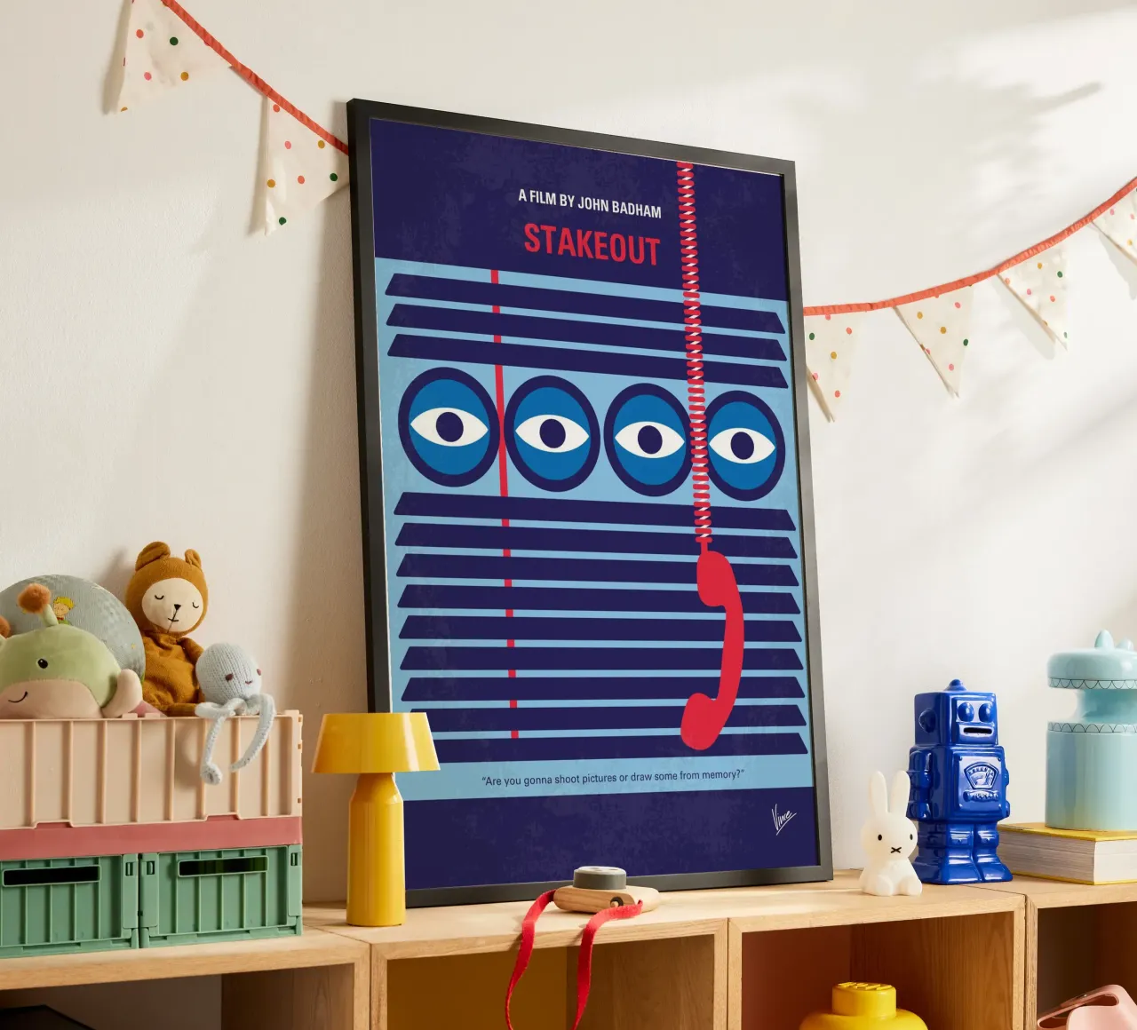 No1376 My Stakeout minimal movie poster poster da Chungkong