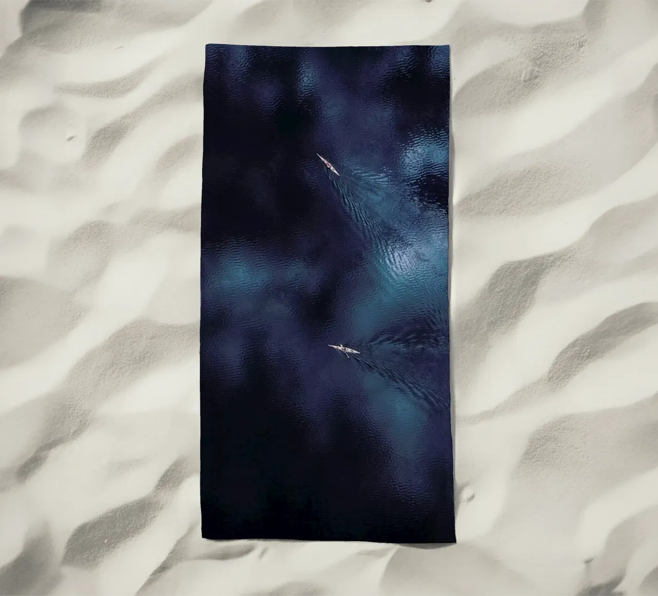 Ocean 2 beach towel by Airpixels