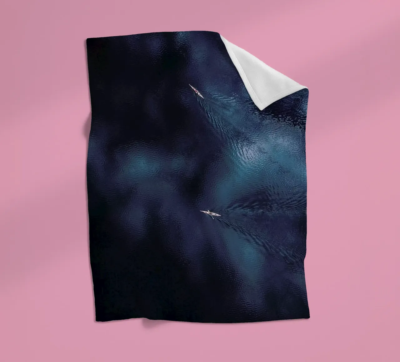 Ocean 2 fleece blanket by Airpixels