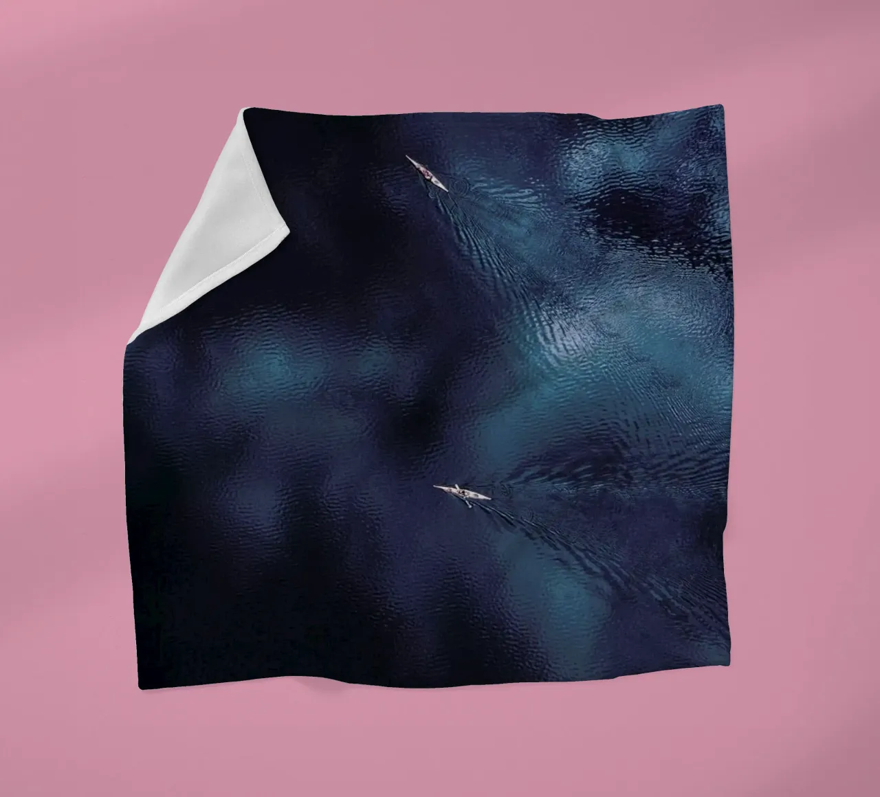 Ocean 2 fleece blanket by Airpixels