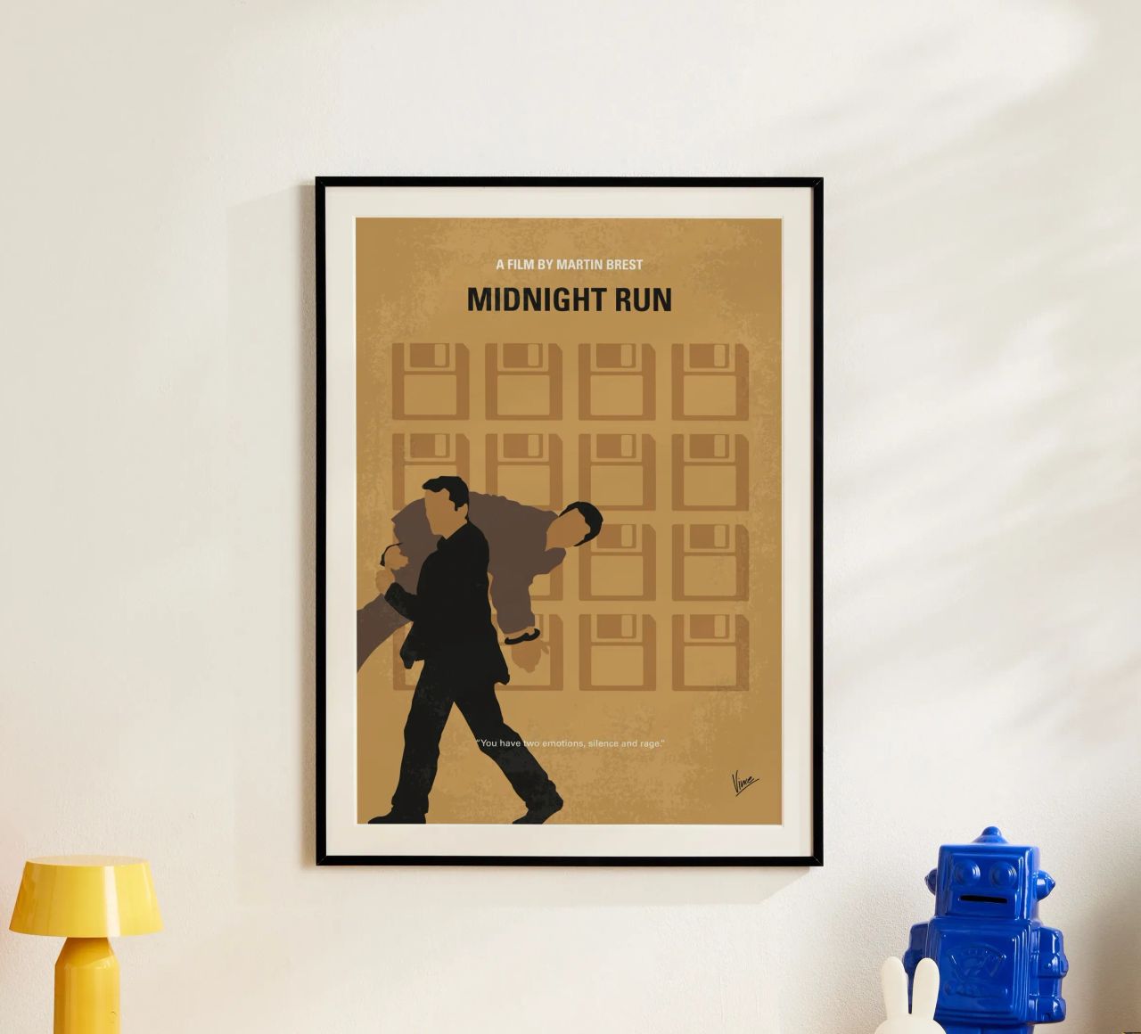 No1378 My Midnight Run minimal movie poster Poster von Chungkong