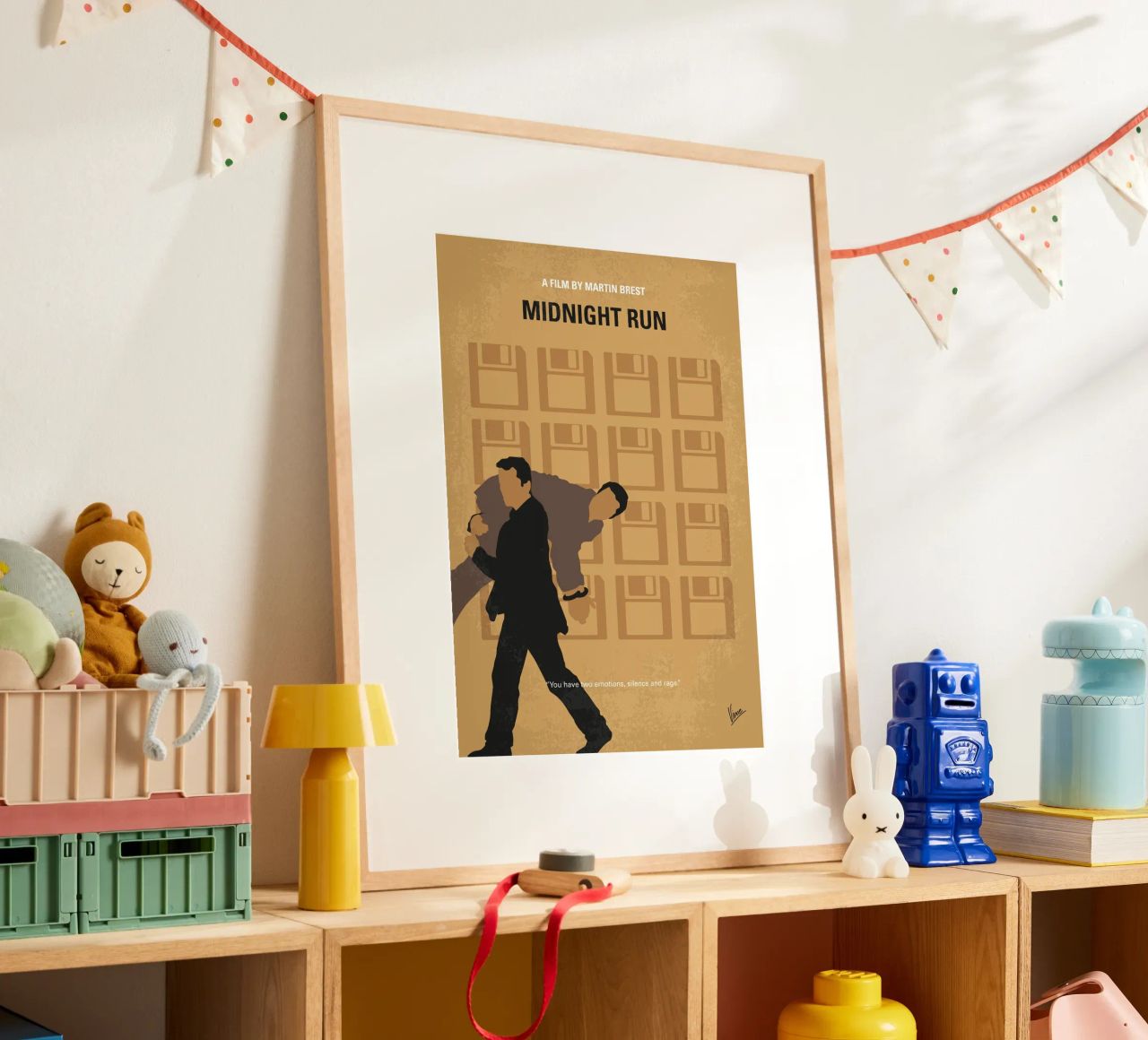 No1378 My Midnight Run minimal movie poster Poster von Chungkong