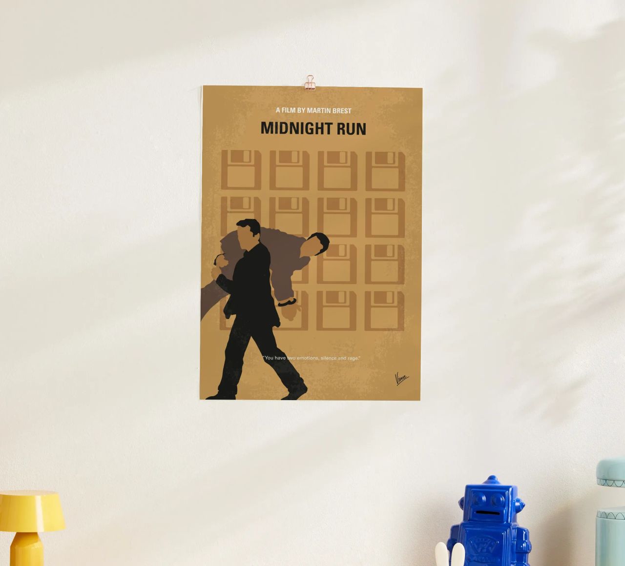 No1378 My Midnight Run minimal movie poster Poster von Chungkong