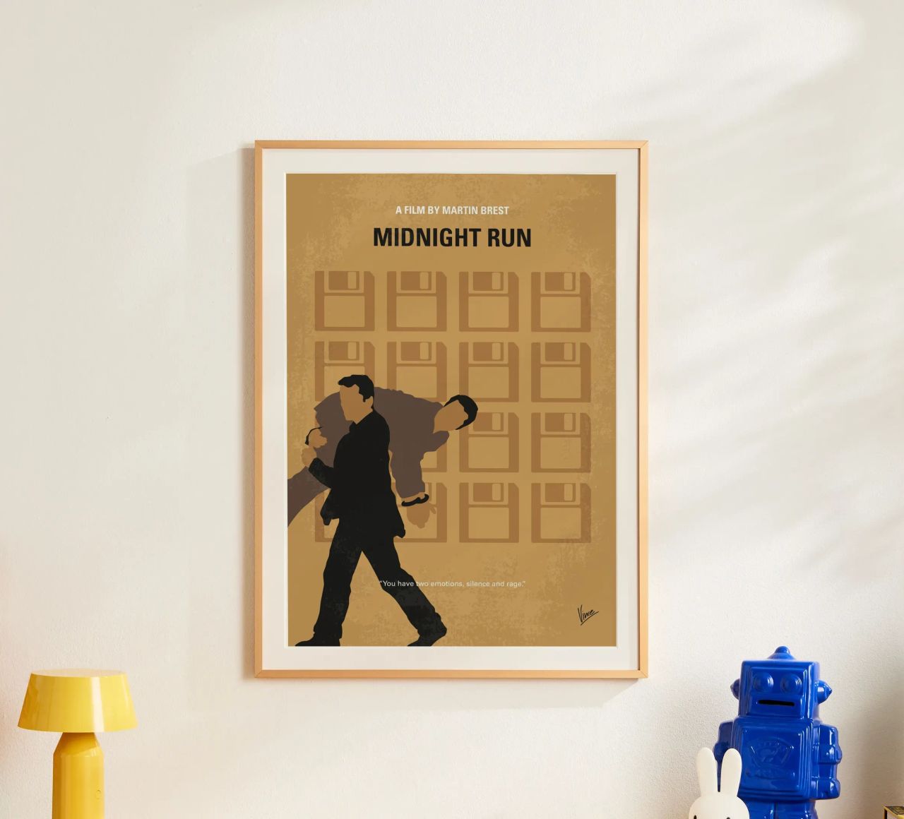 No1378 My Midnight Run minimal movie poster Poster von Chungkong