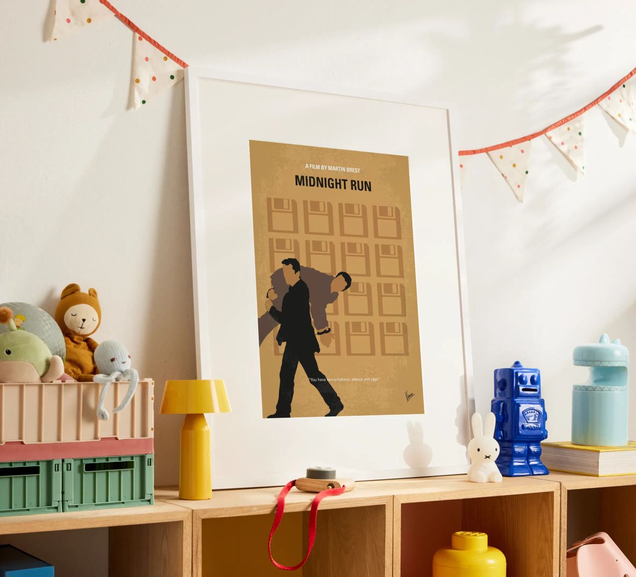 No1378 My Midnight Run minimal movie poster Poster von Chungkong