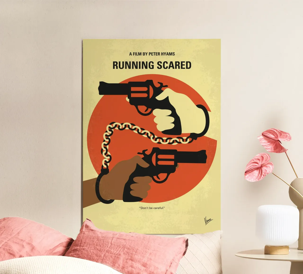 No1377 My Running Scared minimal movie alluminio dibond da Chungkong