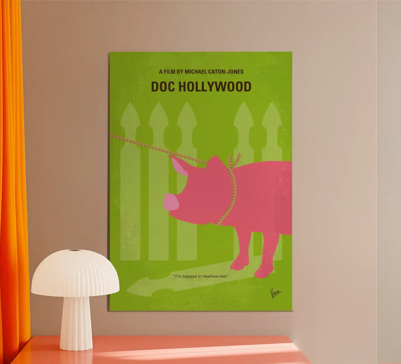 No1379 My Doc Hollywood minimal movie poster poster da Chungkong