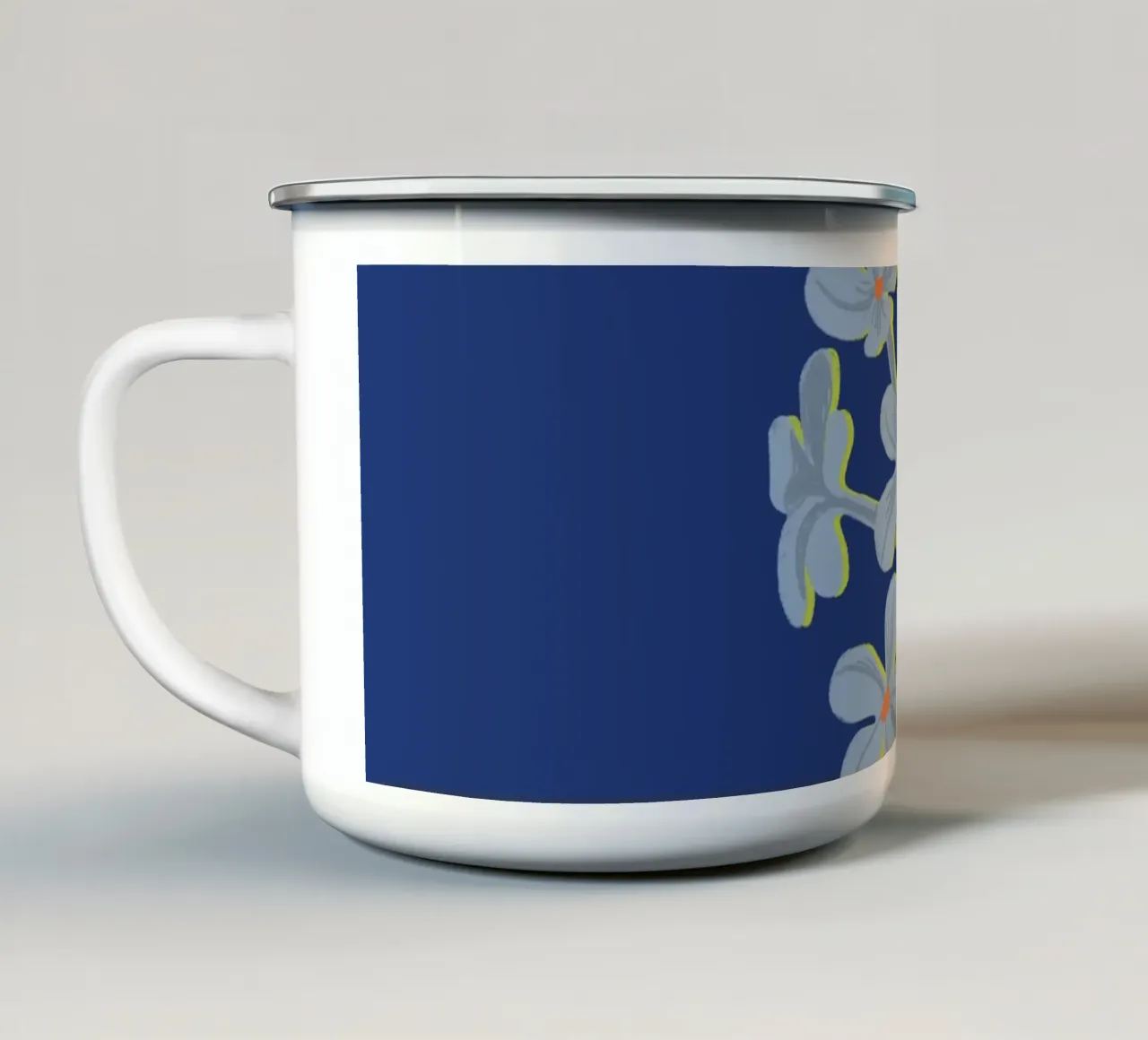 Blue flower tazza in smalto da GigiRosado
