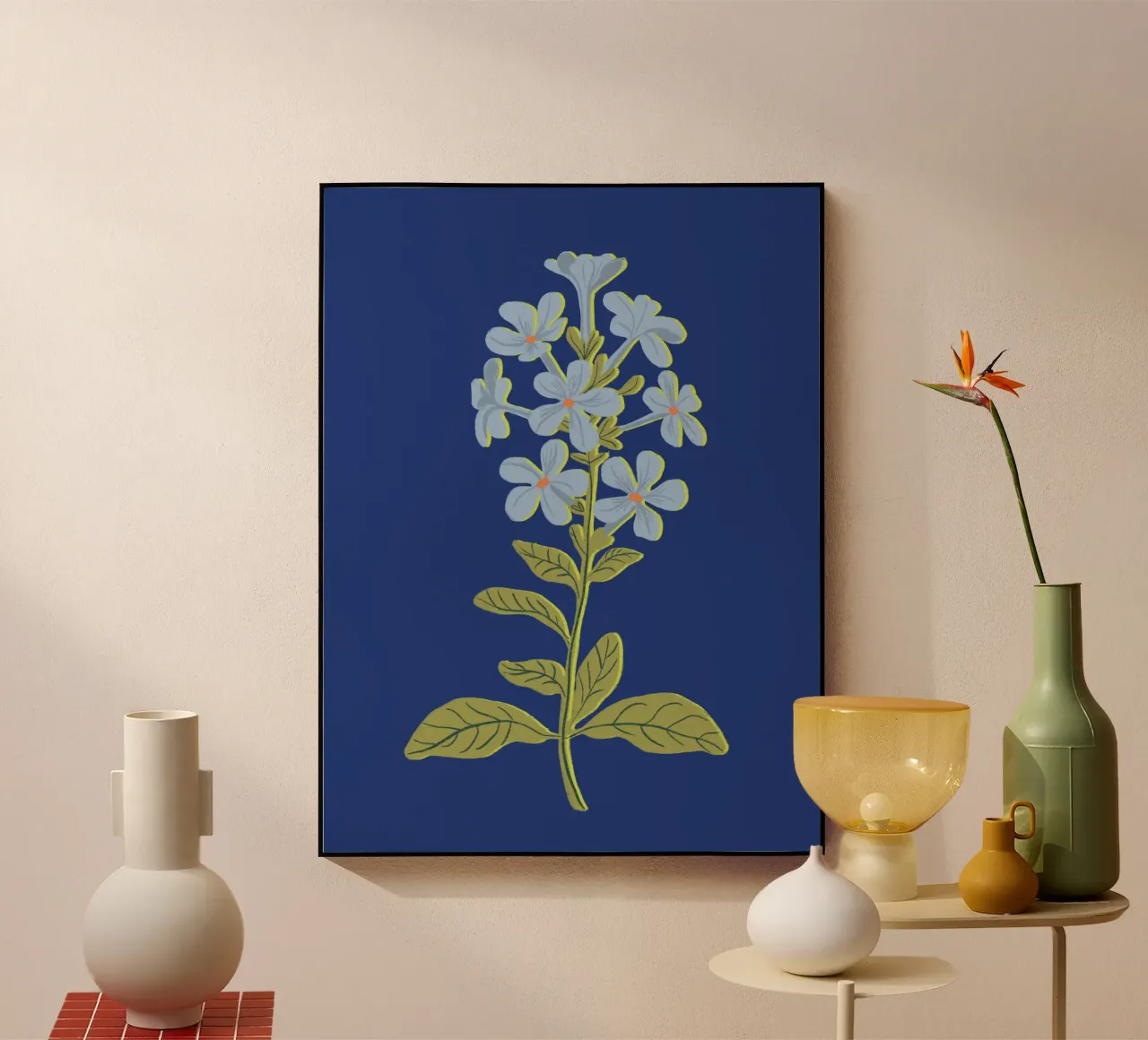 Blue flower plexiglass da GigiRosado