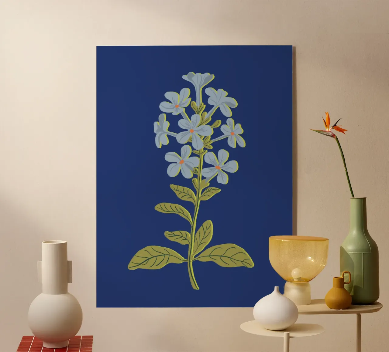 Blue flower plexiglass da GigiRosado