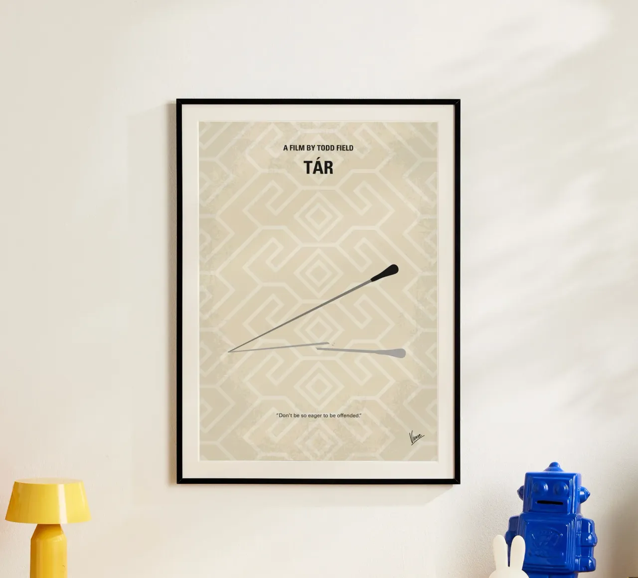 No1382 My Tar minimal movie poster poster con telaio in alluminio da Chungkong
